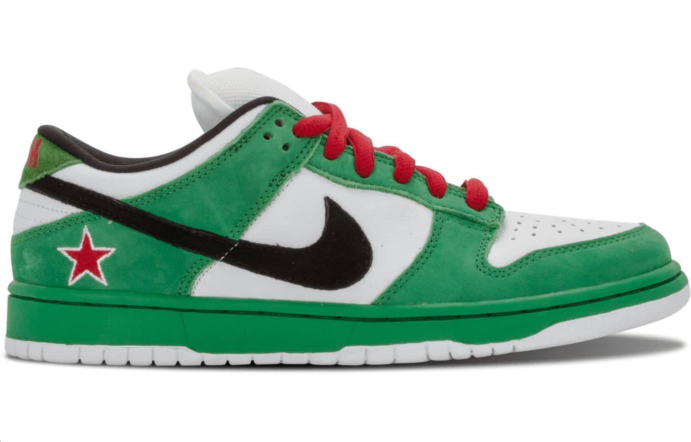 Nike Dunk Low Pro SB  Heineken - Nike Dunk Low Pro SB  Heineken - Yeezy Boost 350