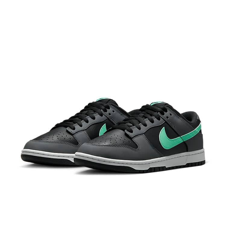 Nike Dunk Low  Black Green Glow - Nike Dunk Low  Black Green Glow - Yeezy Boost 350