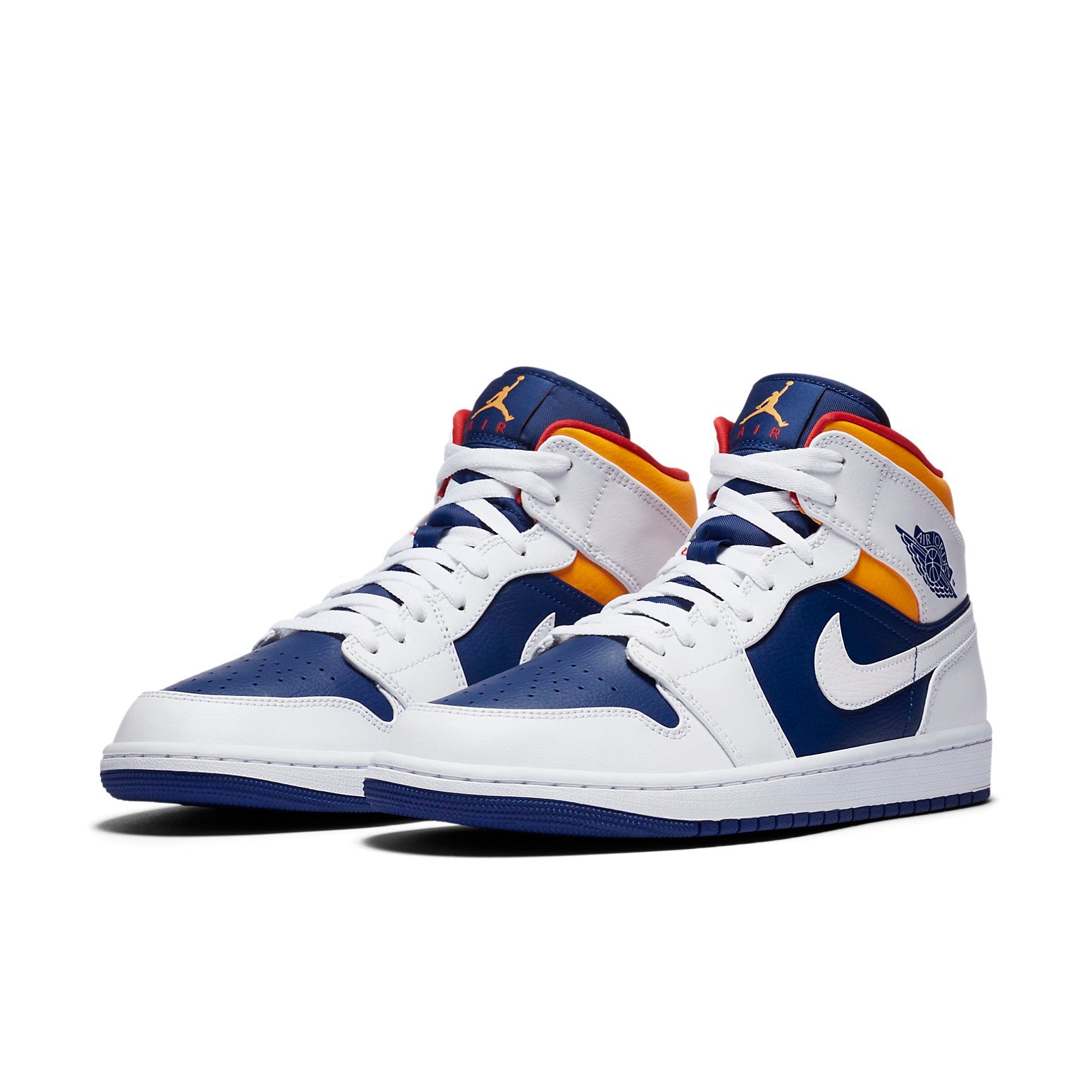 Air Jordan 1 Mid  White Deep Royal Blue - Air Jordan 1 Mid  White Deep Royal Blue - Yeezy Boost 350