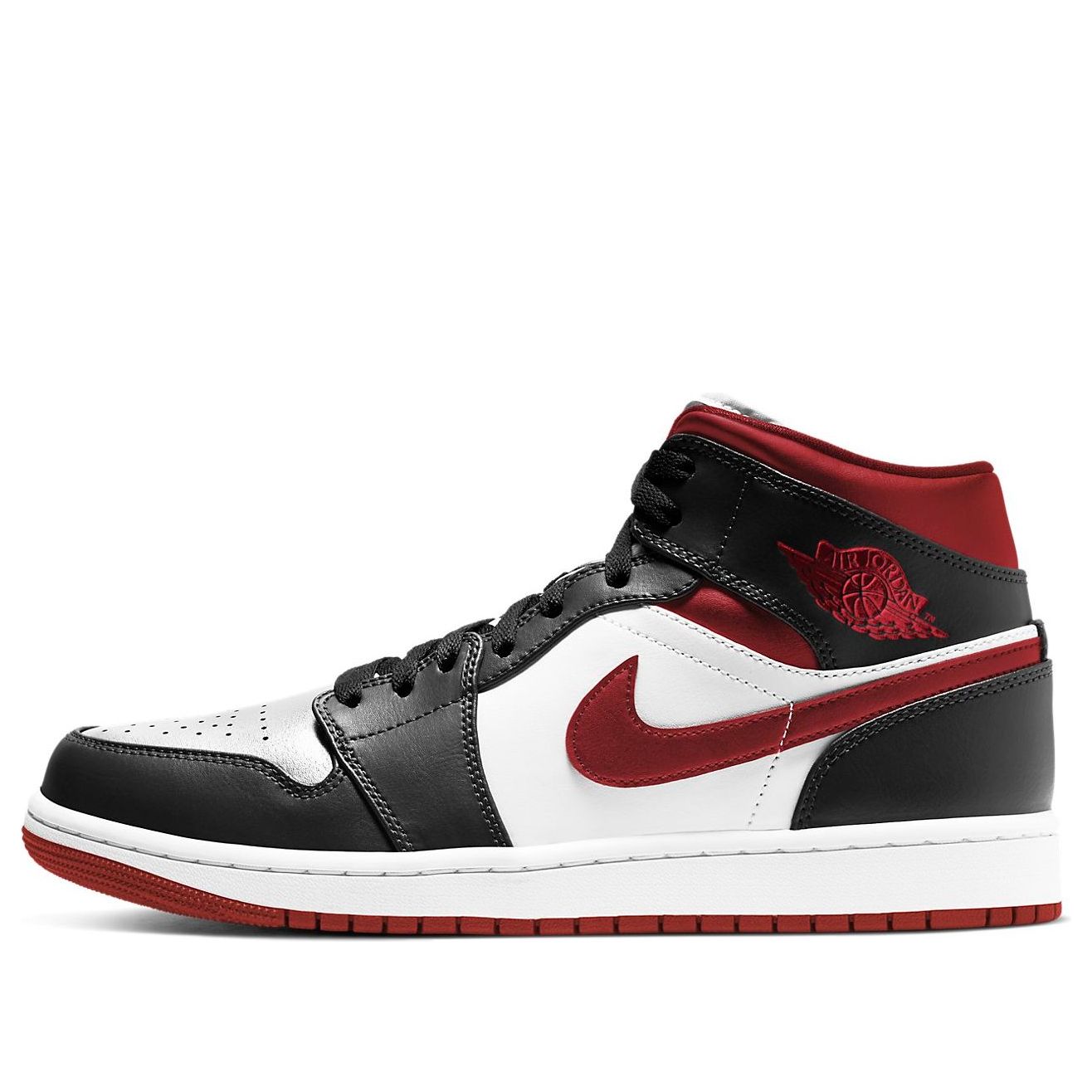 Air Jordan 1 Mid  Black White Gym Red - Air Jordan 1 Mid  Black White Gym Red - Yeezy Boost 350