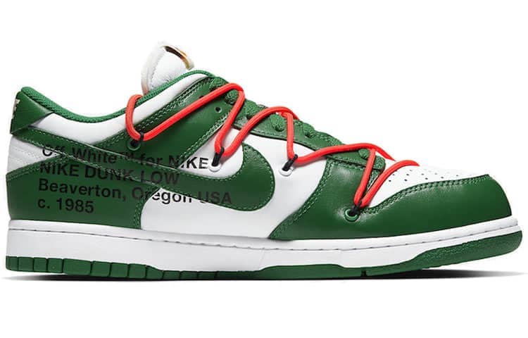 Nike x Off-White Dunk Low  Pine Green - Nike x Off-White Dunk Low  Pine Green - Yeezy Boost 350