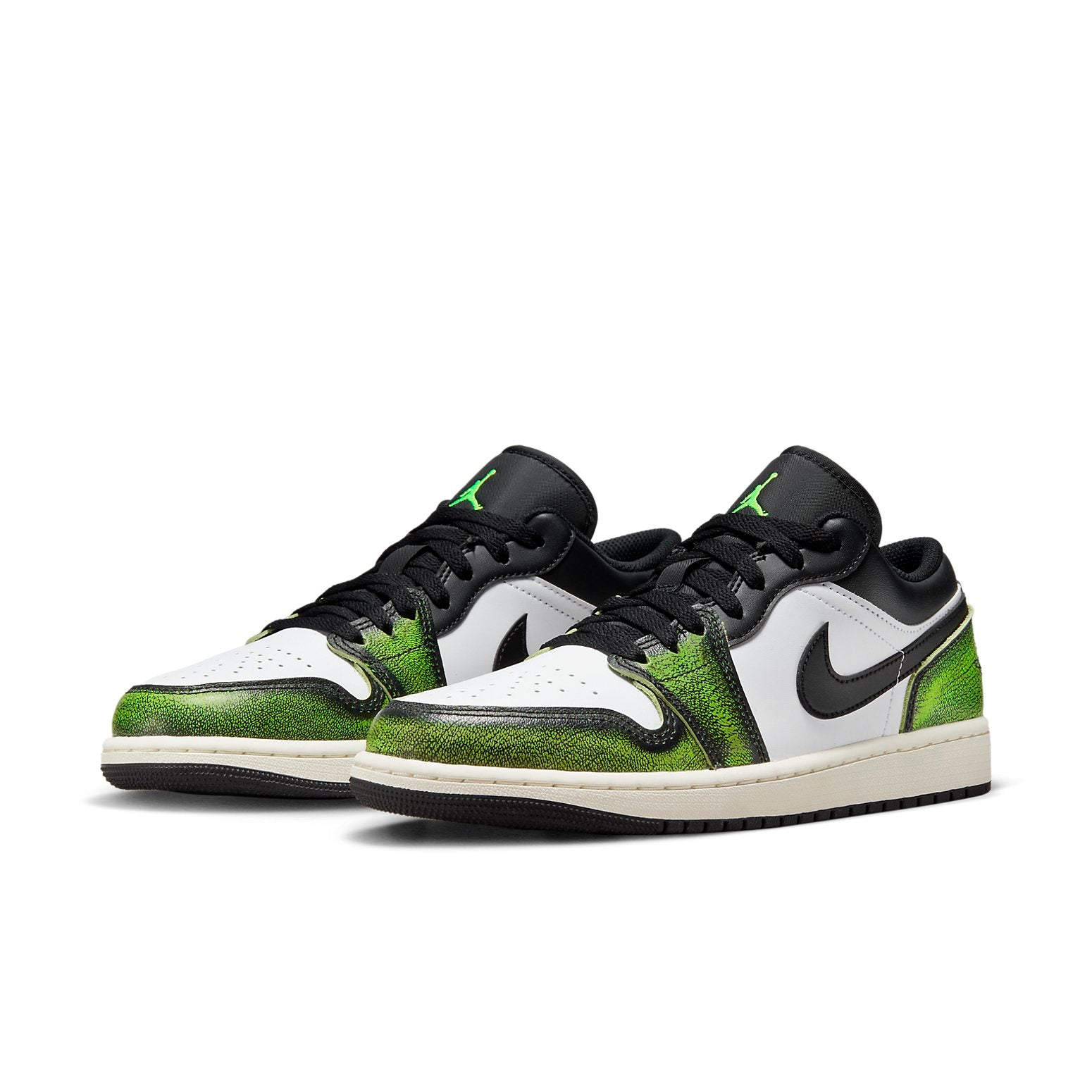 Air Jordan 1 Low SE  Wear-Away - Electric Green - Air Jordan 1 Low SE  Wear-Away - Electric Green - Yeezy Boost 350