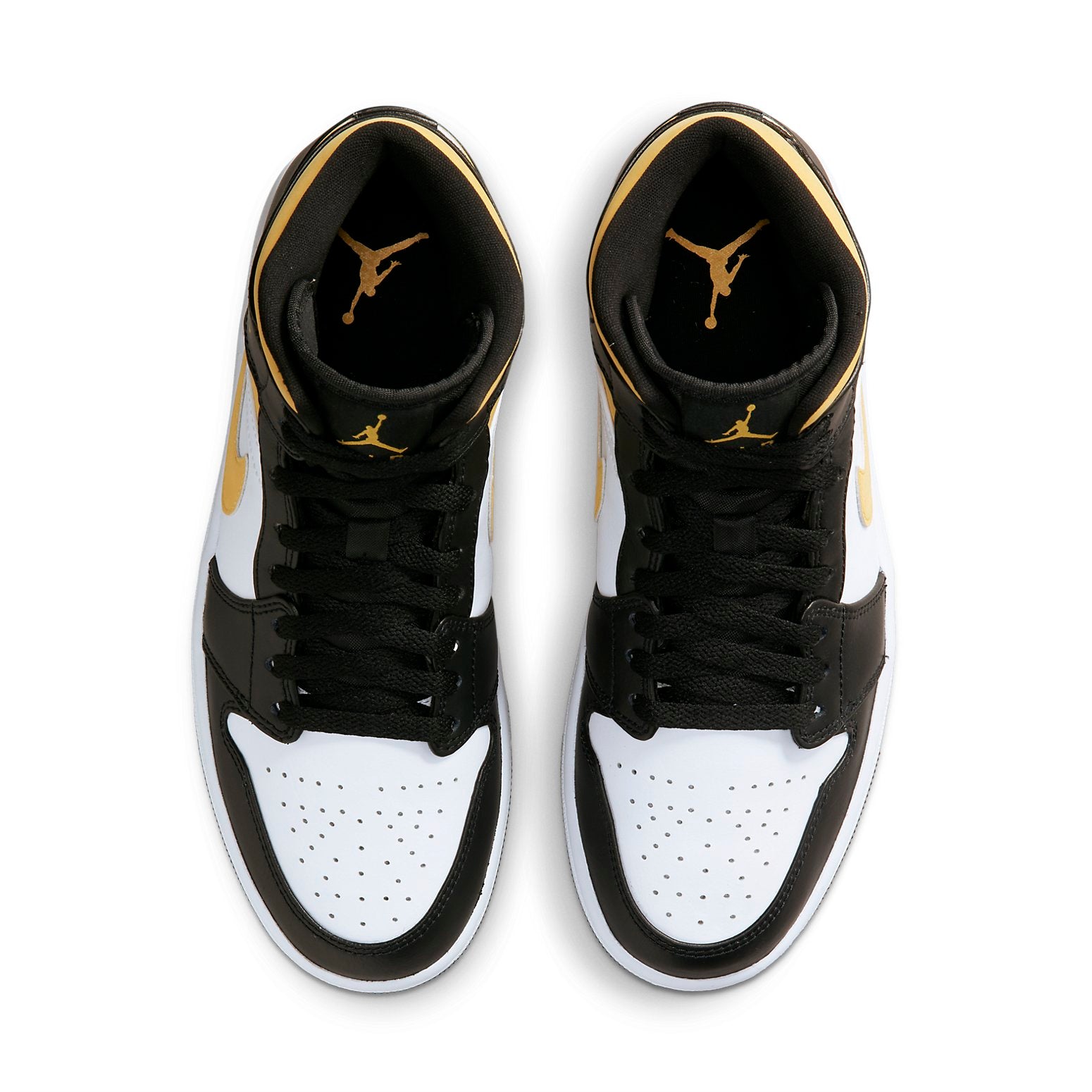 Air Jordan 1 Mid  Black University Gold - Air Jordan 1 Mid  Black University Gold - Yeezy Boost 350