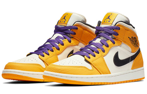 Air Jordan 1 Mid  Lakers Gold - Air Jordan 1 Mid  Lakers Gold - Yeezy Boost 350