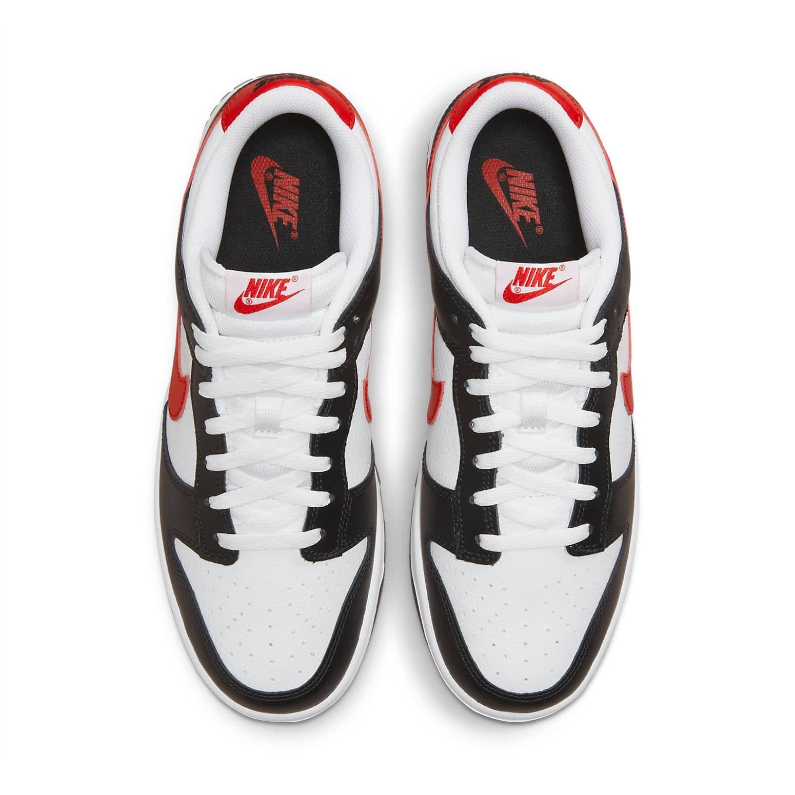 Nike Dunk Low  Red Swoosh Panda - Nike Dunk Low  Red Swoosh Panda - Yeezy Boost 350