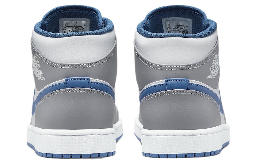 Air Jordan 1 Mid  Cement Grey True Blue - Air Jordan 1 Mid  Cement Grey True Blue - Yeezy Boost 350