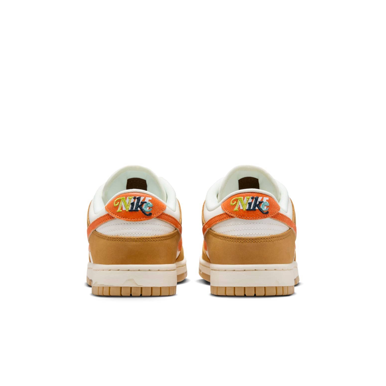 Nike Dunk Low Retro  Sail Safety Orange Wheat - Nike Dunk Low Retro  Sail Safety Orange Wheat - Yeezy Boost 350