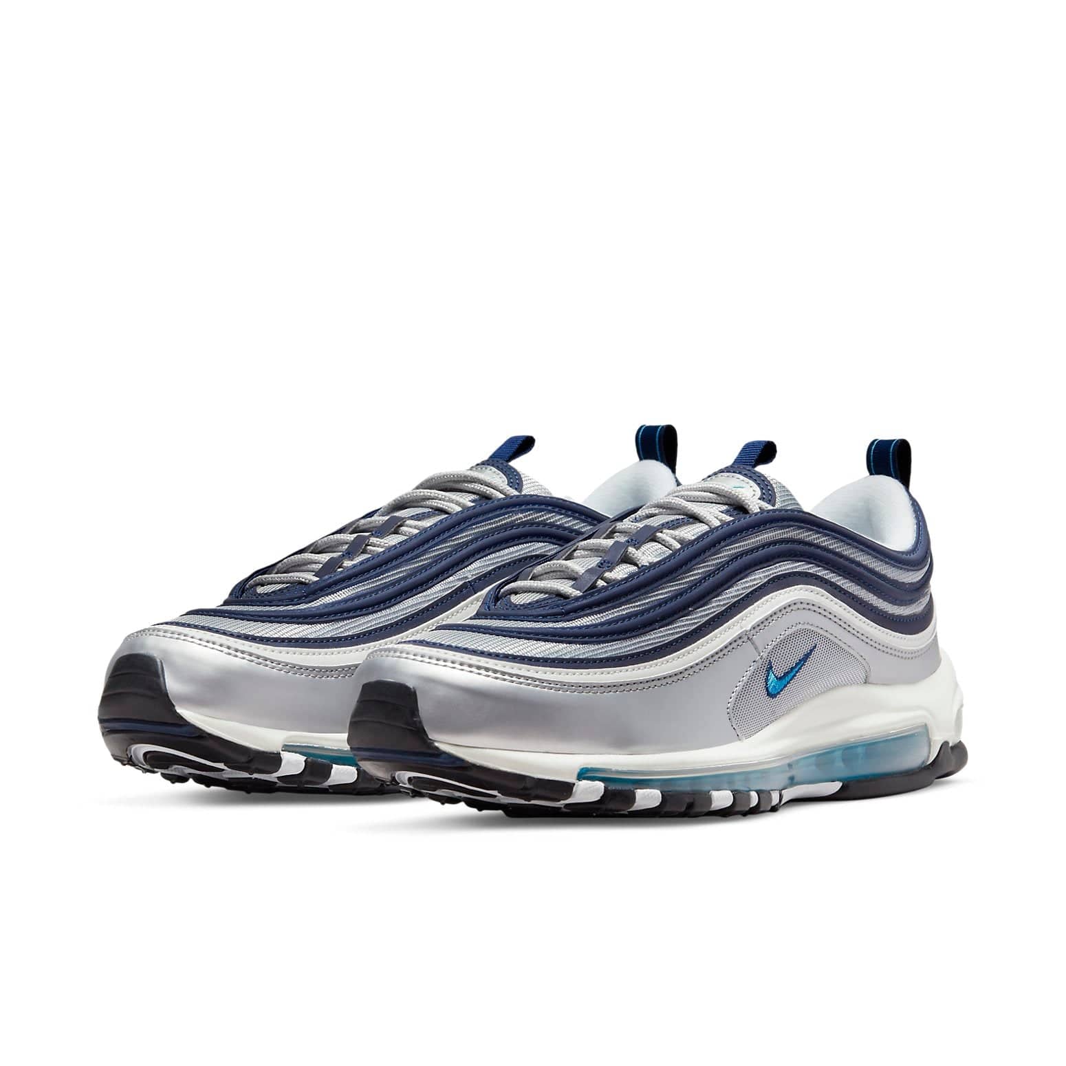 Nike Air Max 97 OG  Metallic Silver Chlorine Blue - Nike Air Max 97 OG  Metallic Silver Chlorine Blue - Yeezy Boost 350