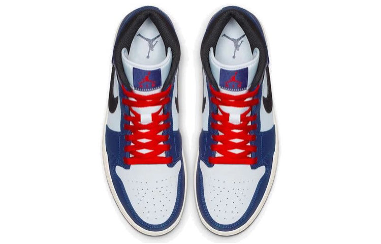 Air Jordan 1 Retro Mid SE  Deep Royal Blue - Air Jordan 1 Retro Mid SE  Deep Royal Blue - Yeezy Boost 350