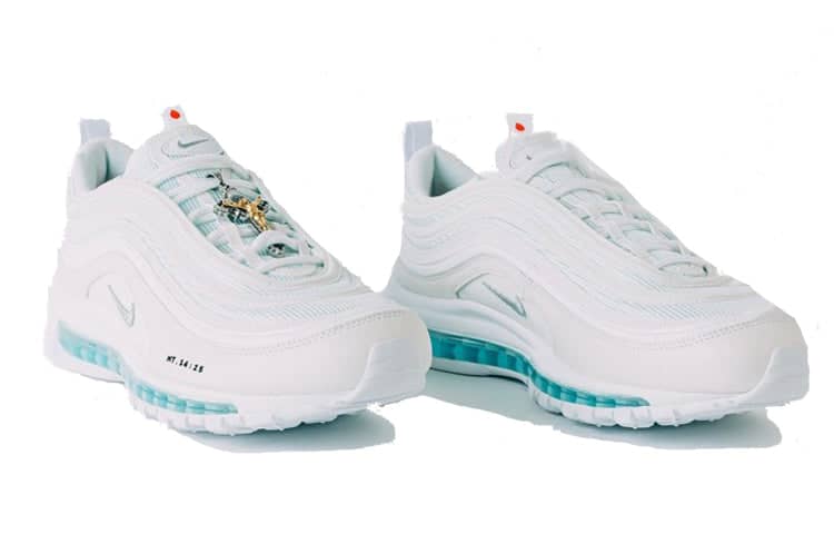 Nike Air Max 97 MSCHF x INRI Jesus Shoes - Nike Air Max 97 MSCHF x INRI Jesus Shoes - Yeezy Boost 350