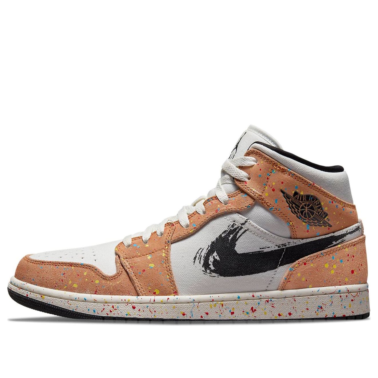 Air Jordan 1 Mid SE  Brushstroke Paint Splatter - Air Jordan 1 Mid SE  Brushstroke Paint Splatter - Yeezy Boost 350
