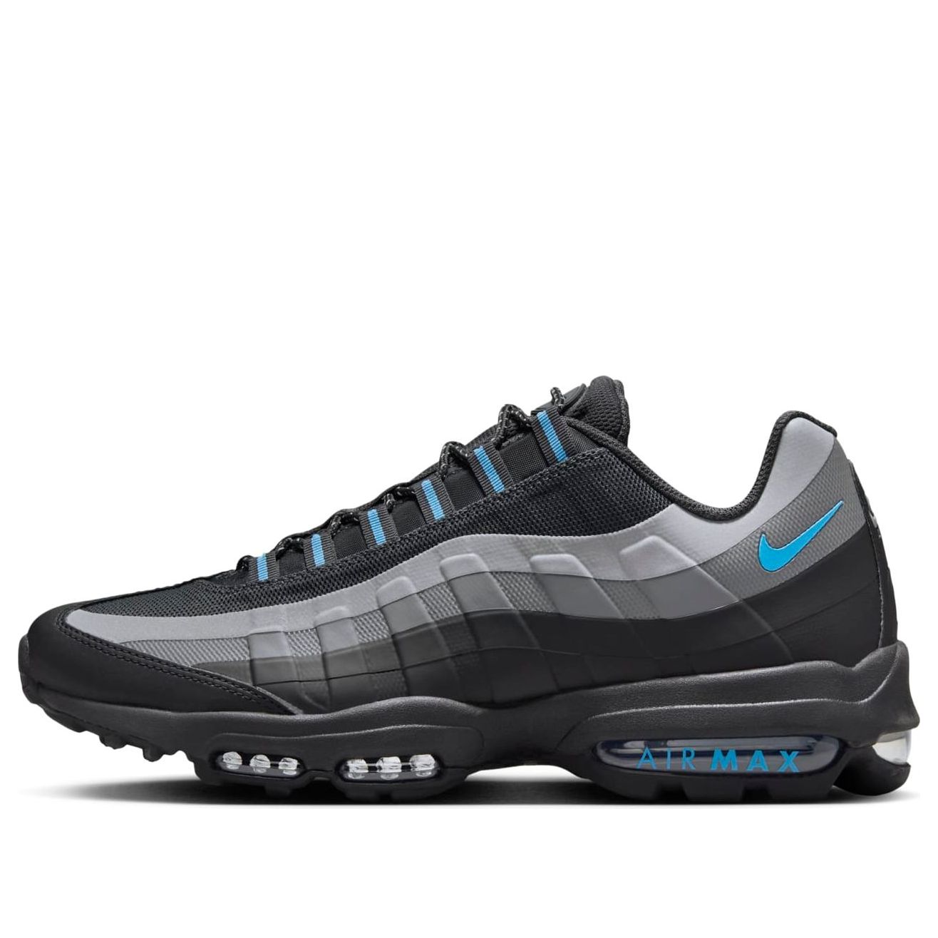Nike Air Max 95  Ultra Black University Blue - Nike Air Max 95  Ultra Black University Blue - Yeezy Boost 350