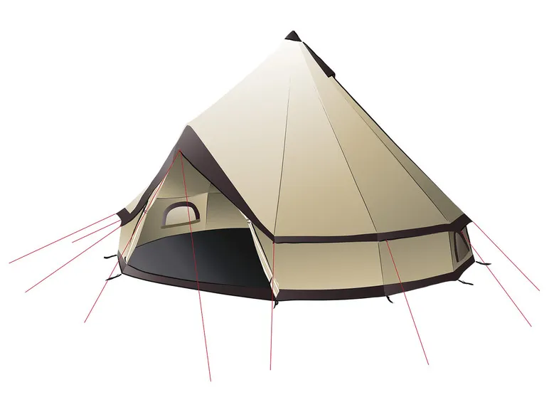 Tipi INDIANA, Rundzelt