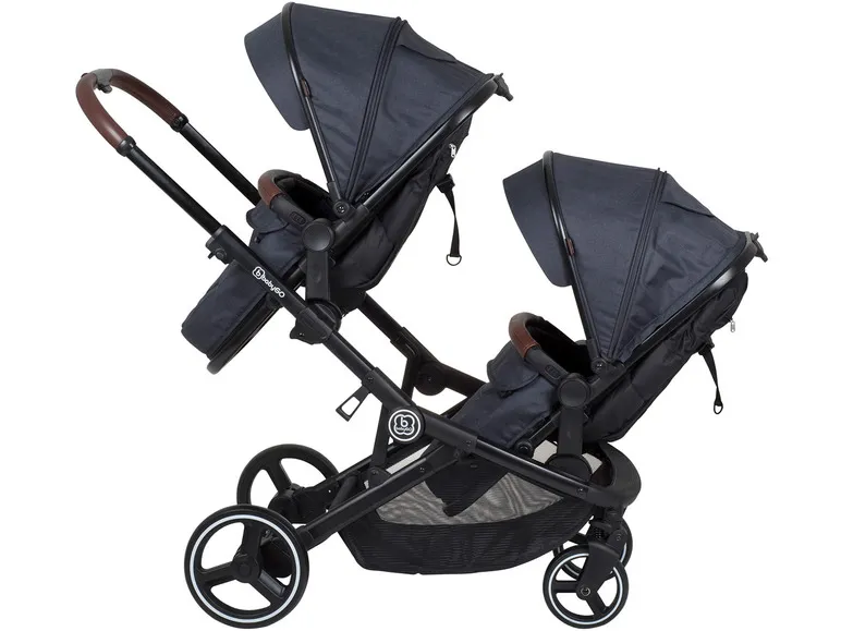 Geschwister-Kinderwagen »Twiner«, mit Babywannen und Sportsitzen