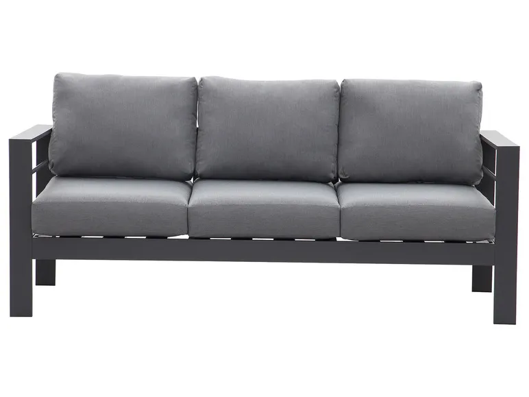 Gartenmöbel 7-Sitzer Lounge-Set Aluminium inkl. Polster