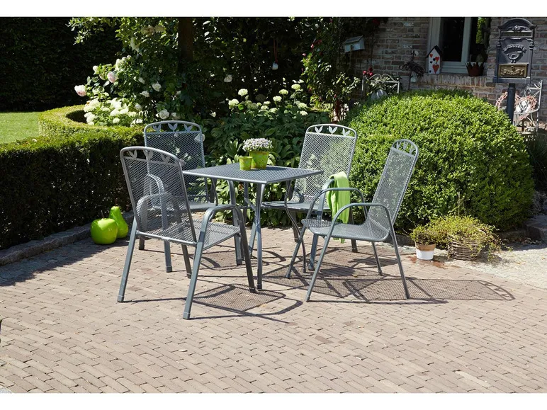 greemotion Gartenmöbel Set »Toulouse«, 5- oder 7-teilig, mit Stahlrohrgestell, wetterfest