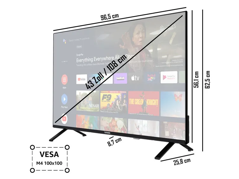 Fernseher »XUAN751S« Android Smart TV 4K UHD