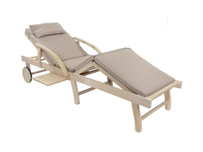 Liege »St. Tropez«, mit ausziehbaren Seitentisch