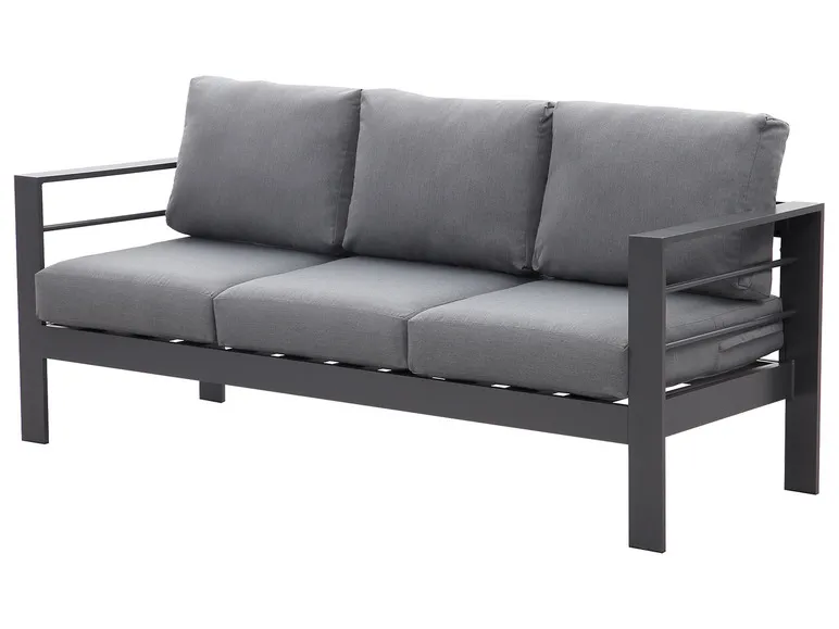 Gartenmöbel 7-Sitzer Lounge-Set Aluminium inkl. Polster