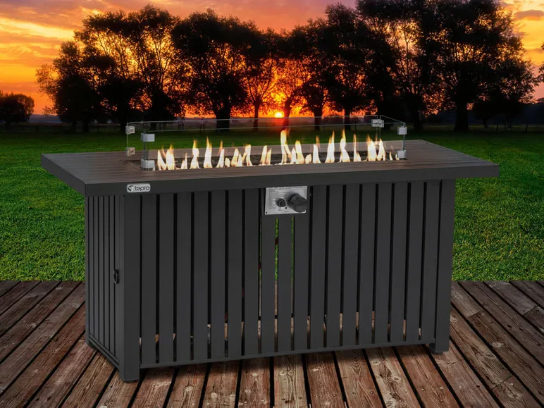Gasfeuerstelle »Topeka XL«, 17 kW, B 136 x H 63,5 x T 56 cm