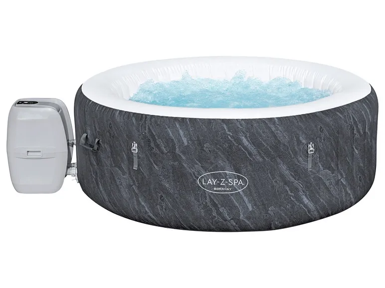 LAY-Z-SPA WLAN-Whirlpool Boracay AirJet Ø 180 x 66 cm, rund