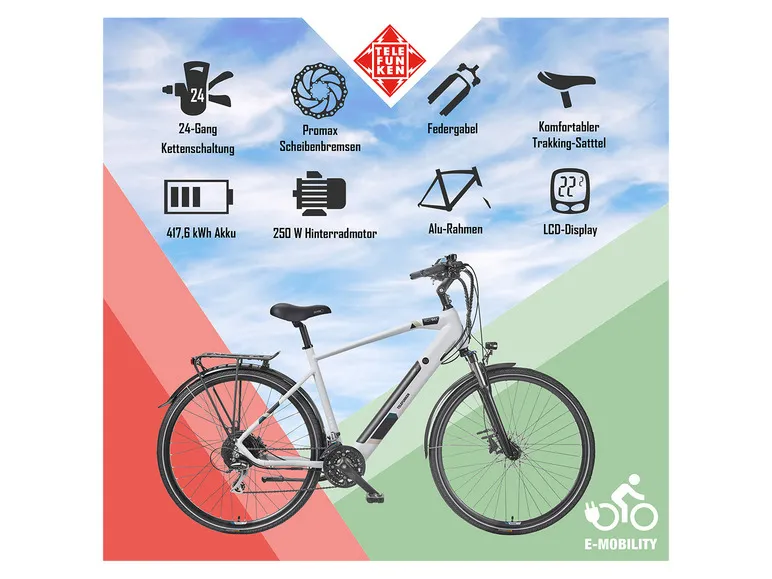 E-Bike Trekkingrad »XC941 Expedition«, 28 Zoll