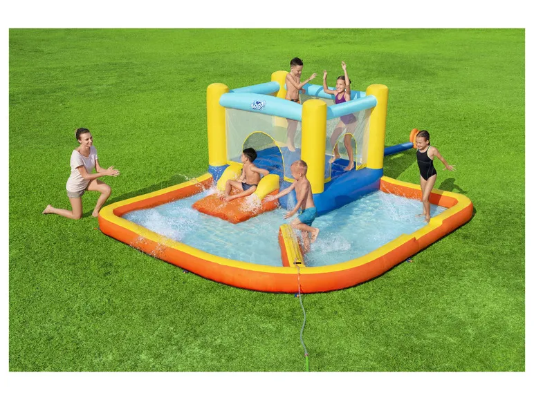 H2OGO!® Mega-Wasserpark Beach Bounce™ mit Dauergebläse