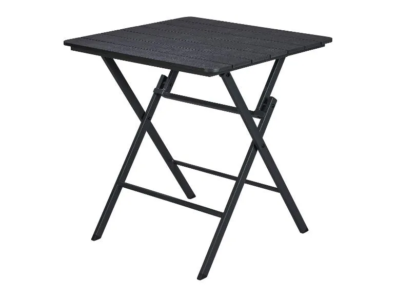 Alu-Rope-Set »Miami«, 3-teilig - Klapptisch & 2 Hochlehner, anthrazit