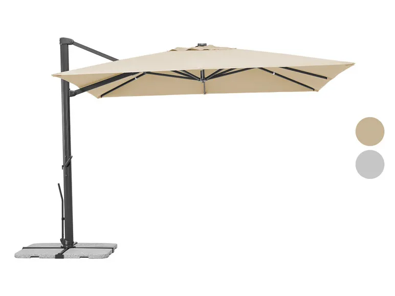 Ampelschirm »Rhodos Smart«, 300 x 300 cm, mit Kurbelsystem