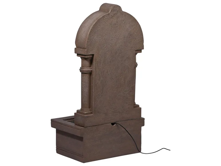 Gartenbrunnen mit LEDs und Solar-Panel