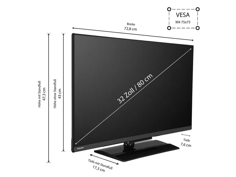 Fernseher »LV3E63DAZ« VIDAA Smart TV Full HD