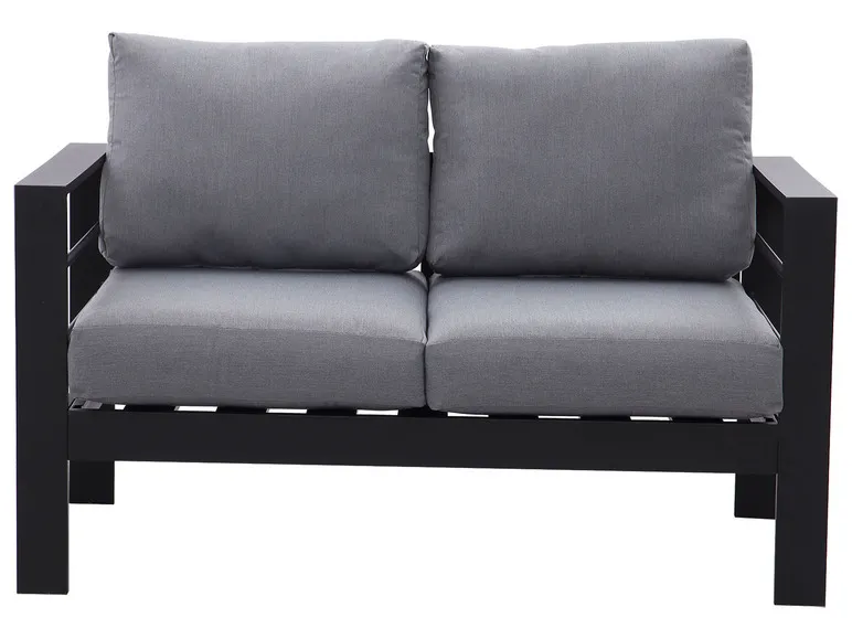 Gartenmöbel 7-Sitzer Lounge-Set Aluminium inkl. Polster