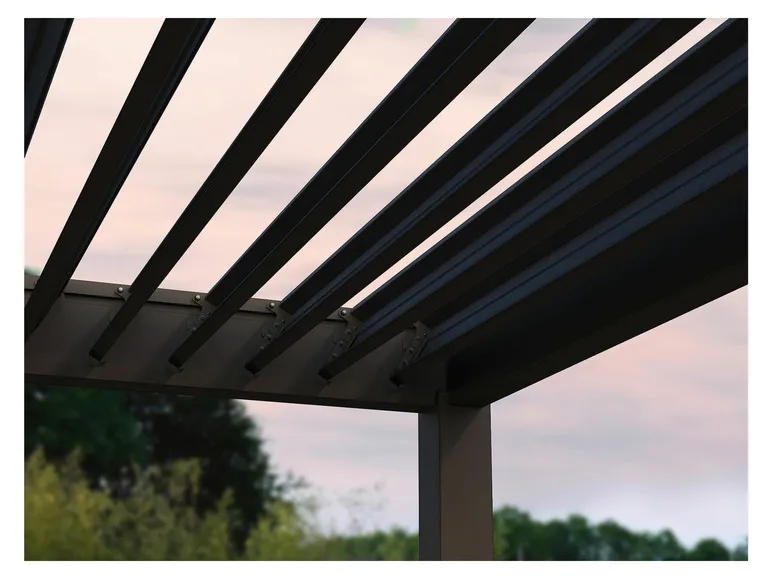 Pavillon »Trumpf«, mit verschließbaren Stahl-Lamellen