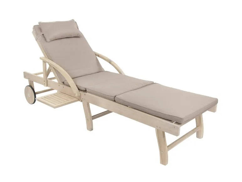 Liege »St. Tropez«, mit ausziehbaren Seitentisch