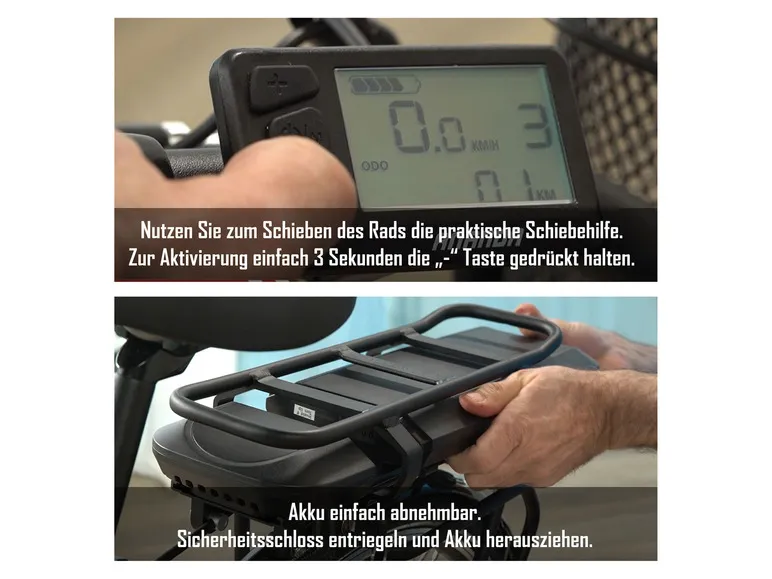 E-Bike »Multitalent RC657-S«, Pedelec, Citybike, 28 Zoll, 100 km Reichweite