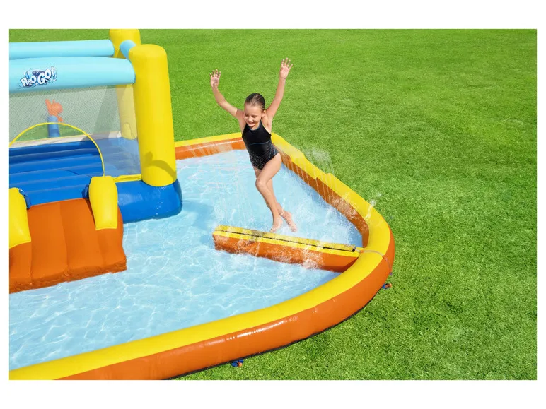 H2OGO!® Mega-Wasserpark Beach Bounce™ mit Dauergebläse