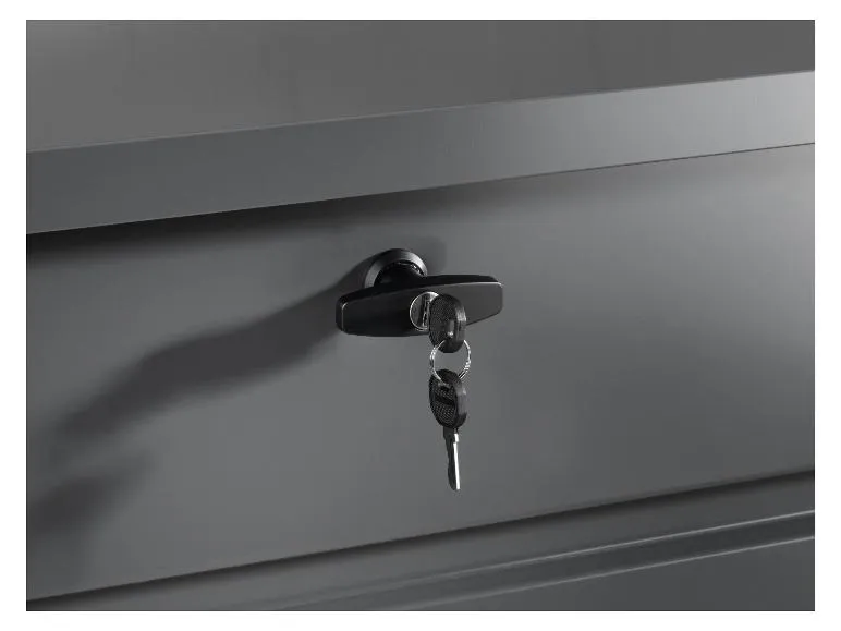 Gartenbox, inkl. Drehschloss mit 2 Schlüsseln