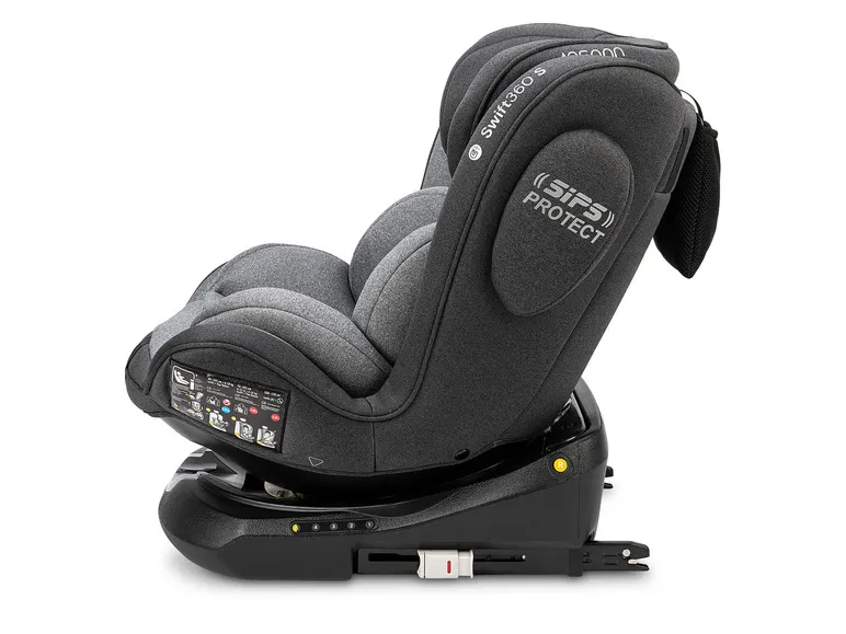Autokindersitz »Swift360 S«, 360-Grad-Drehfunktion, grau