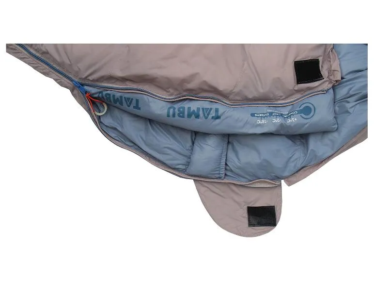 Mumienschlafsack Naram grau/blau