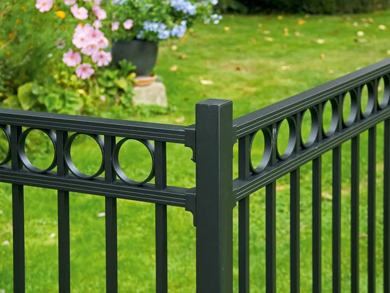 Zaun-Grundset Circle, zum Einbetonieren