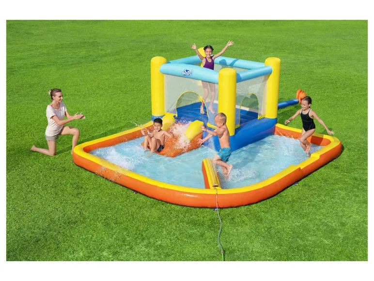 H2OGO!® Mega-Wasserpark Beach Bounce™ mit Dauergebläse