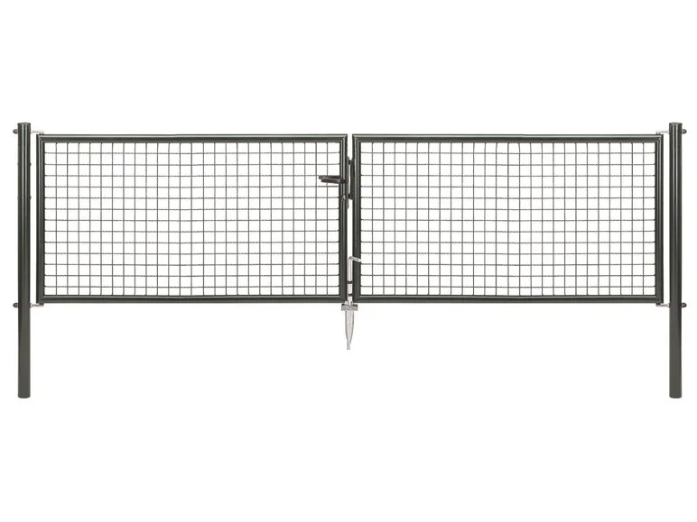 Wellengitter-Doppeltor für Maschendrahtzäune