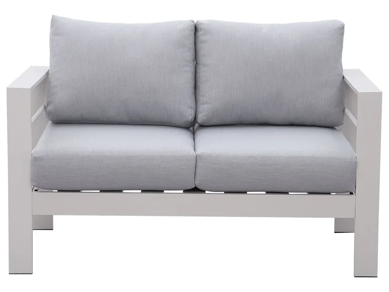 Gartenmöbel 7-Sitzer Lounge-Set Aluminium inkl. Polster