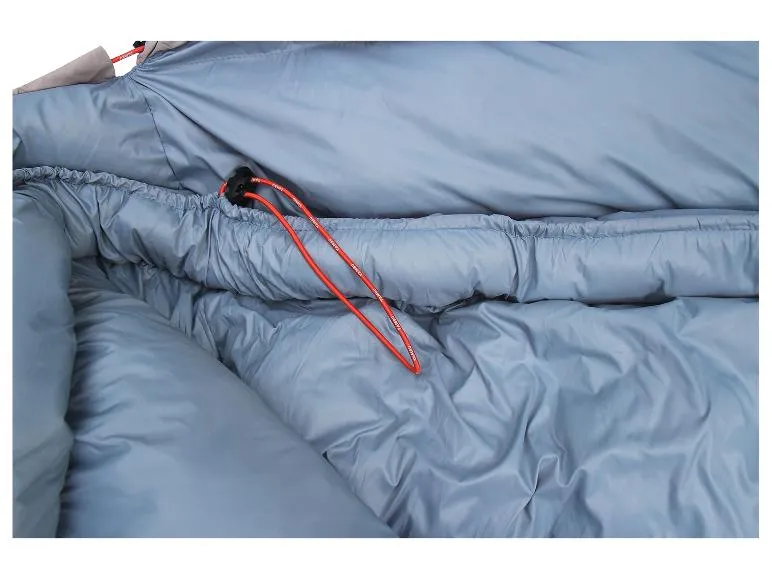 Mumienschlafsack Naram grau/blau