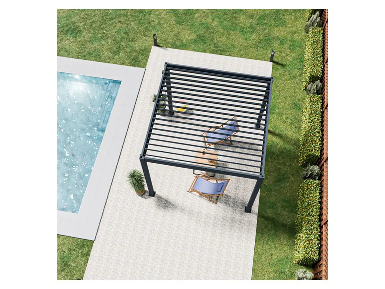 Pavillon »Trumpf«, mit verschließbaren Stahl-Lamellen