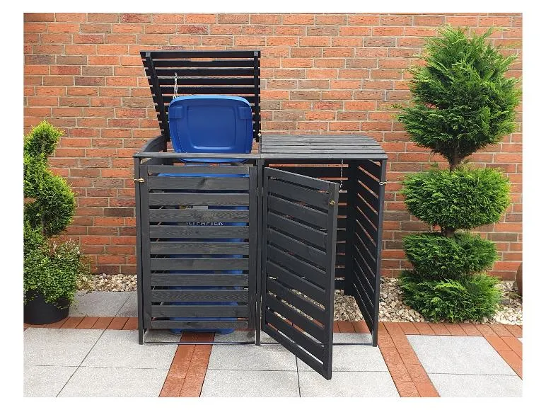 Mülltonnenbox »Vario III«, zur Verkleidung von Mülltonnen, Kiefernholz