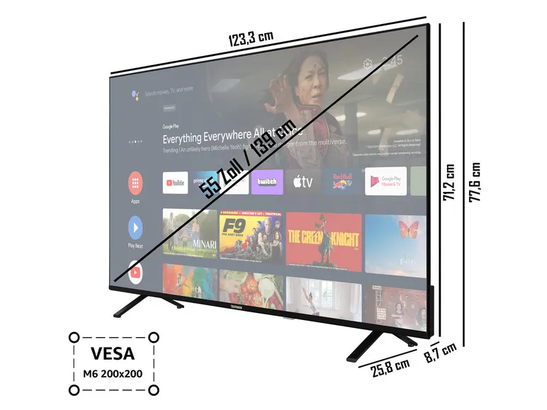 Fernseher »XUAN751S« Android Smart TV 4K UHD