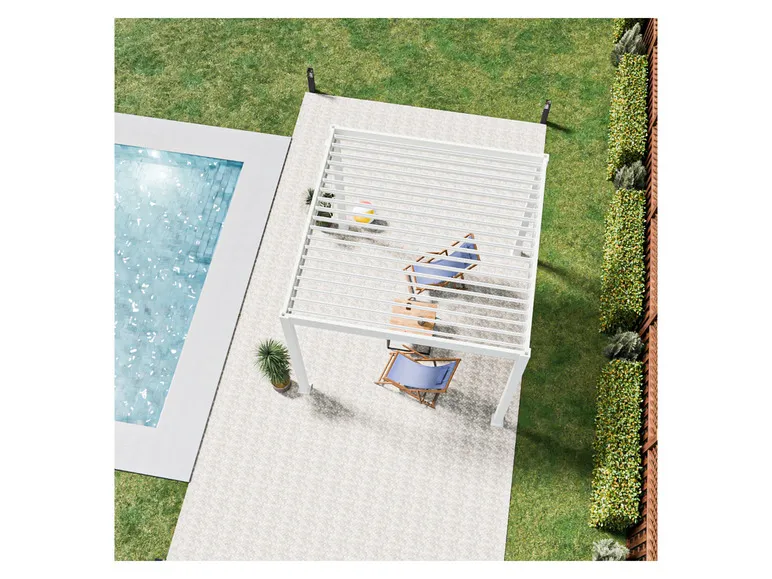 Pavillon »Trumpf«, mit verschließbaren Stahl-Lamellen