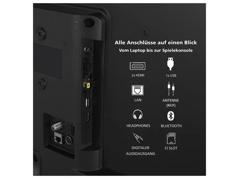 Fernseher »32WV3E63DAZ« VIDAA Smart TV 32 Zoll HD-Ready