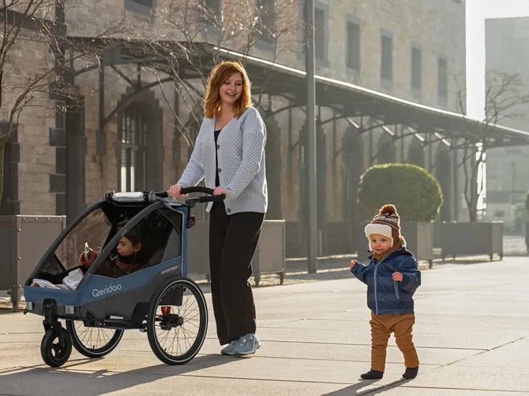 Fahrradanhänger »Sportrex 1 Limited Edition«, Ocean Blue